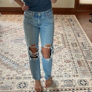 American Eagle Outfitters Blue Straight Leg Jeans